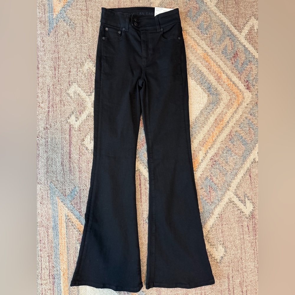 American Eagle High Rise Flares NWT